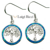 Køb Luigi Ricci Opal Øreringe Med 925 Sterling Sølv & Opal Sten Online