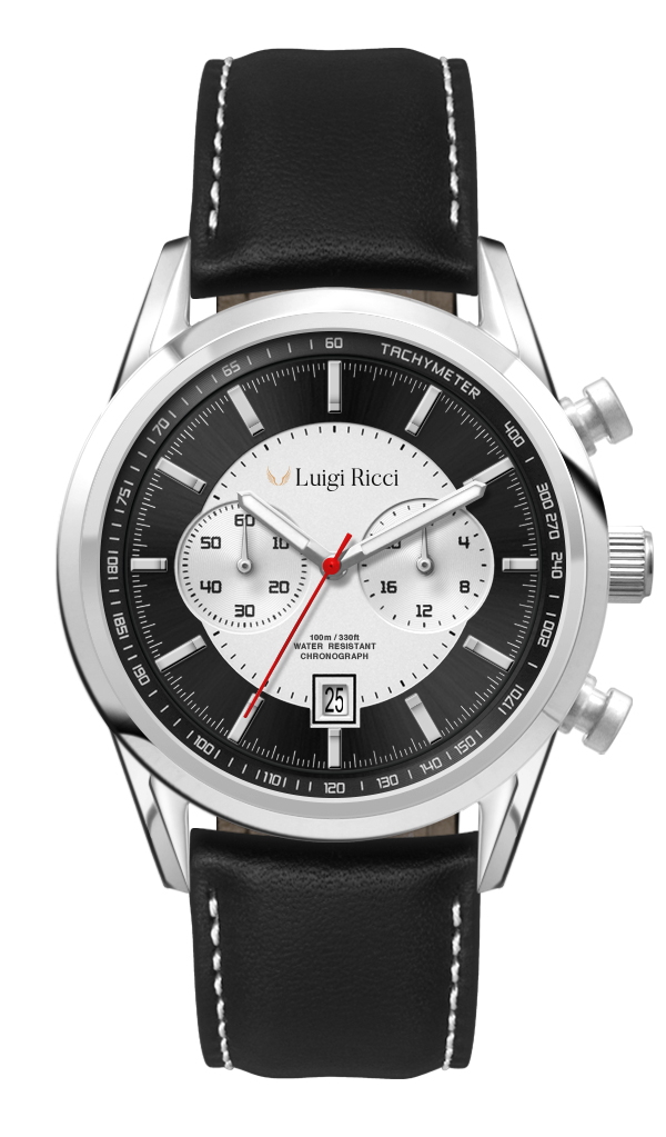 Luigi Ricci Black Magic chrnograph mens watch