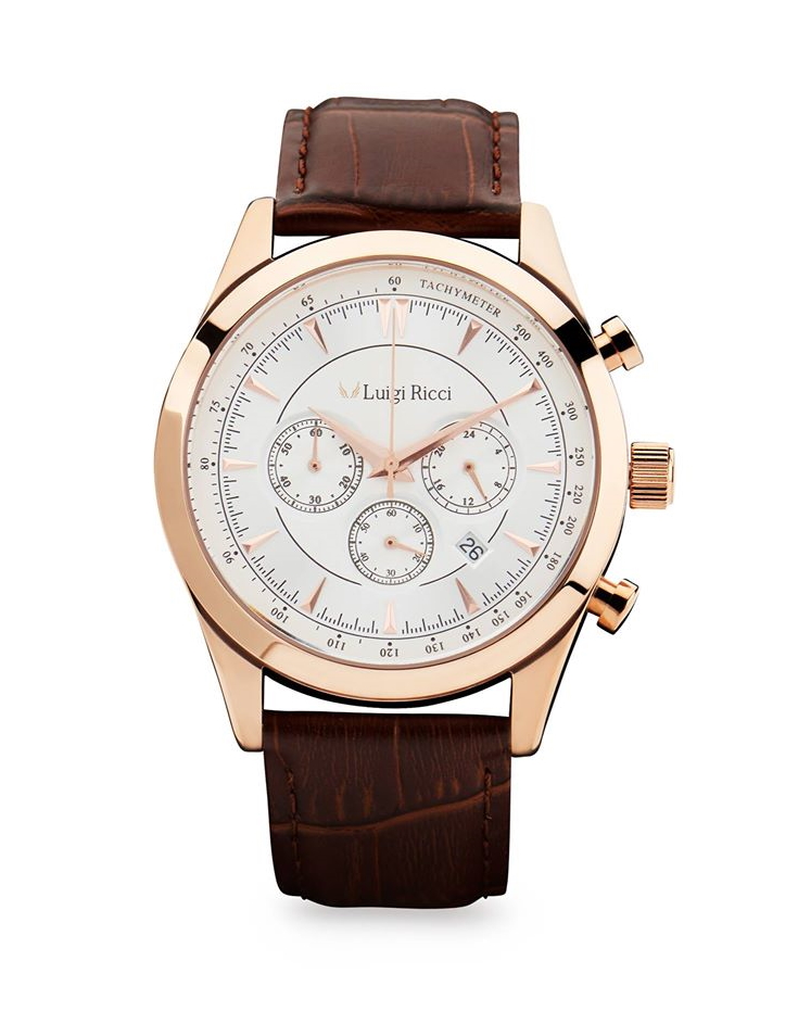 Luigi Ricci Luxuary Designer Wrist Watches for Men